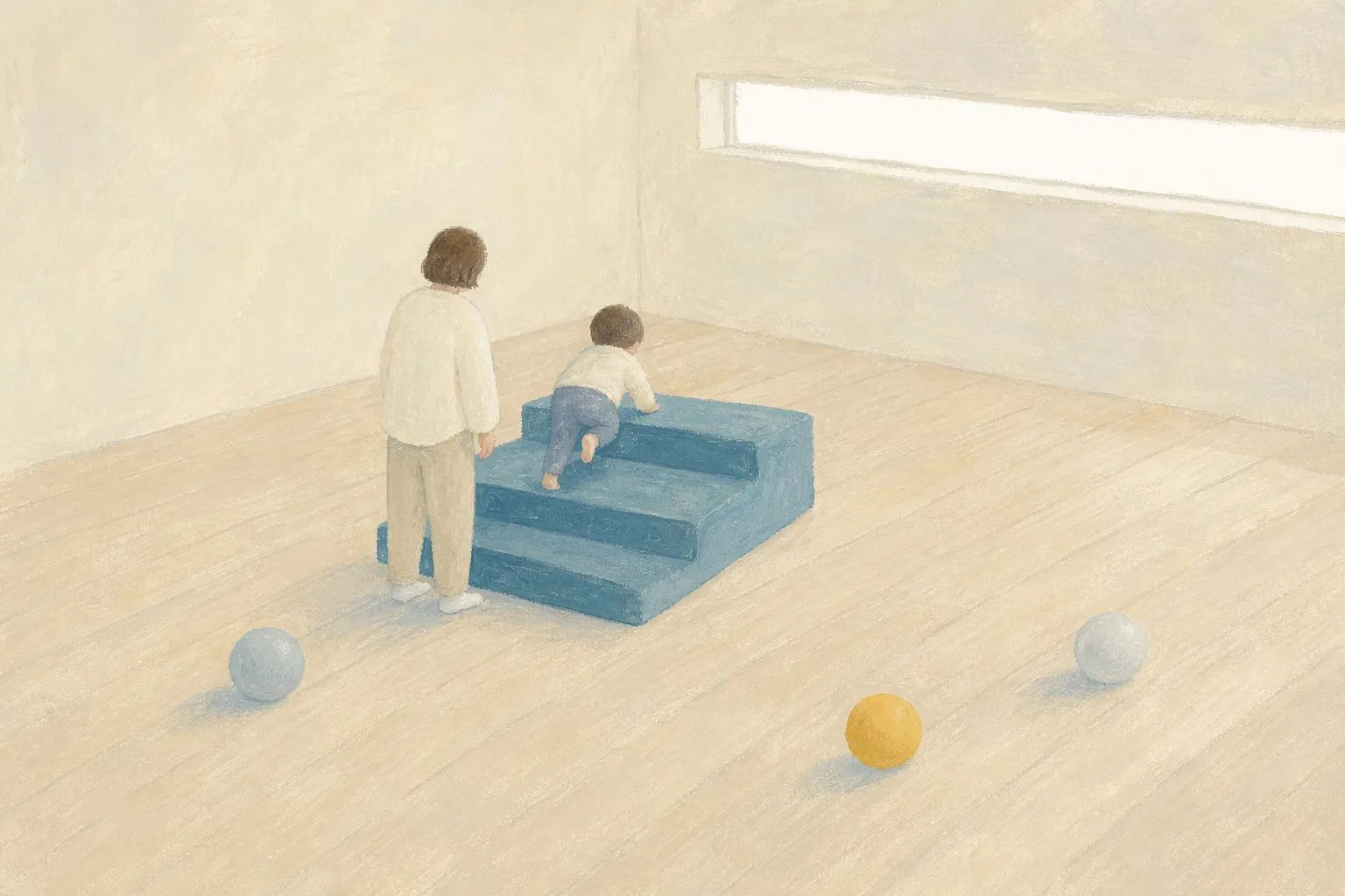 子どもと図書館・絵本のおでかけ|富山のこども図書館・児童館めぐりのイメージイラスト